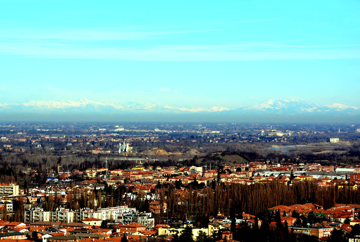 Vista dal Monte delle tre croci, Scandiano (RE)